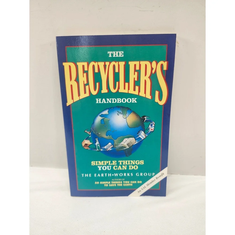 Vintage 1990 The Recycler's Handbook Earth Works Group First Edition Ecology
